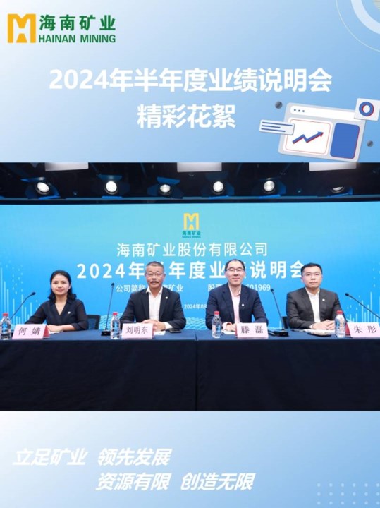 海南(nan)矿业2024半年(nian)度业绩说明会花(huā)絮